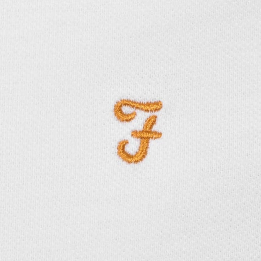 Alternative Image for ProductFarah Vintage Short Sleeve Polo T Shirt White3